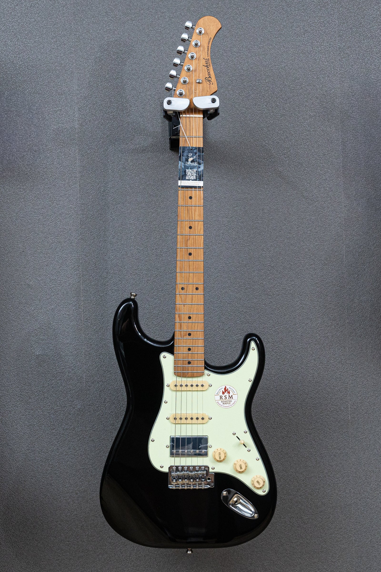 Bacchus BST-2-RSM M 烤楓木琴頸 電吉他 多色款，外觀與細節圖 5
