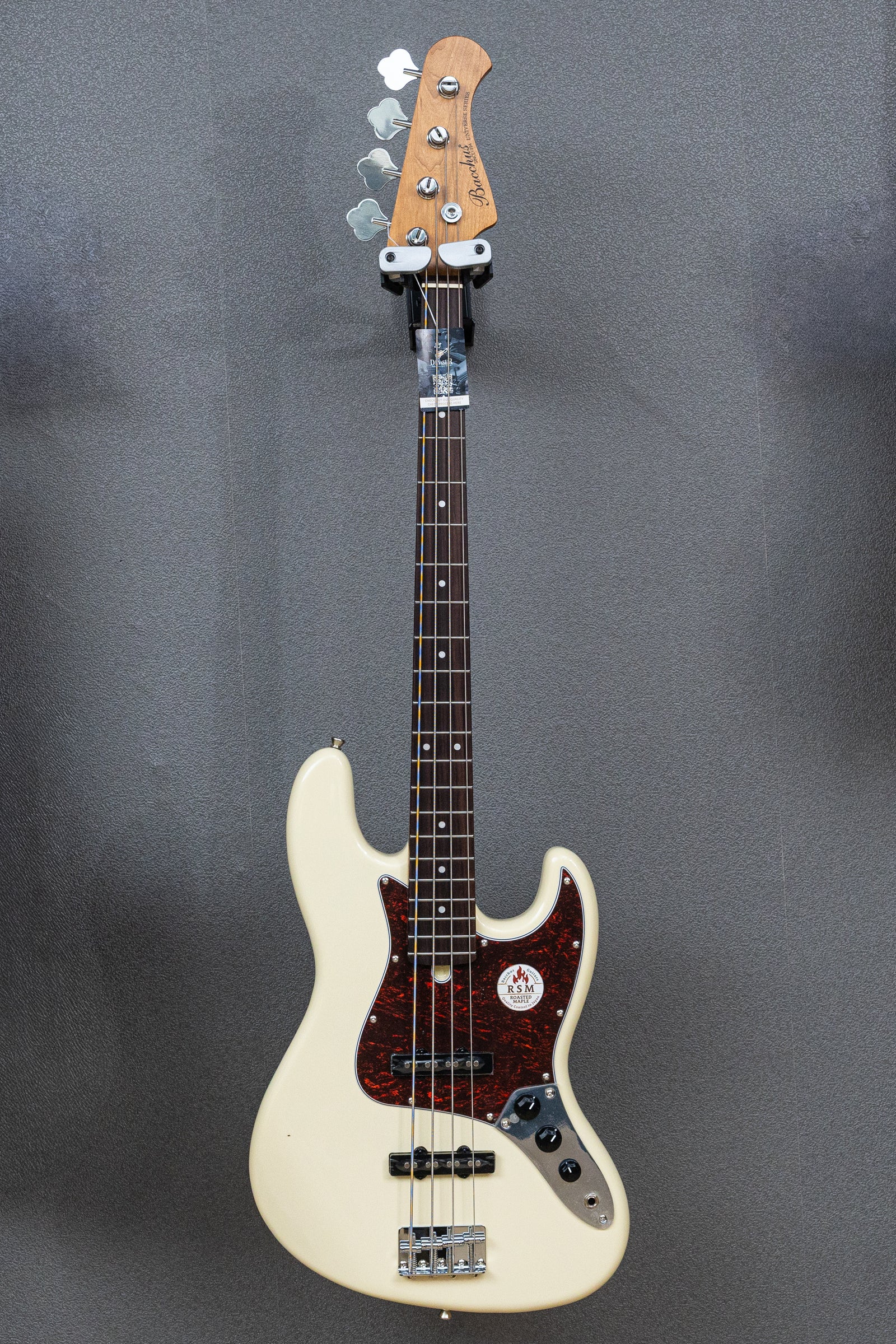 Bacchus BJB-1-RSM R-TTPG 經典玳瑁護板特仕款 電貝斯 多色款，外觀與細節圖 3
