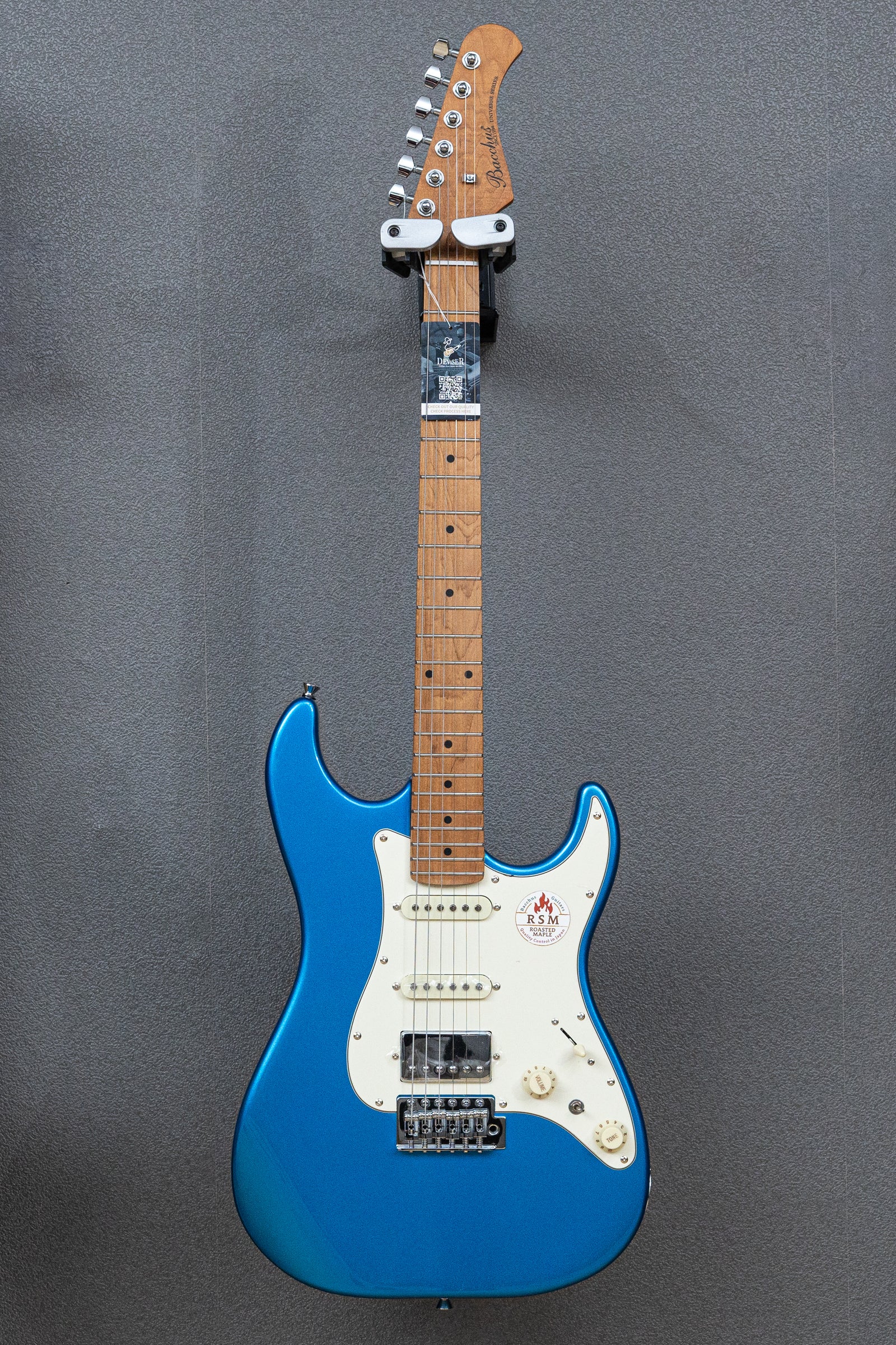 Bacchus GS-2DX RSM M 電吉他，外觀與細節圖 4